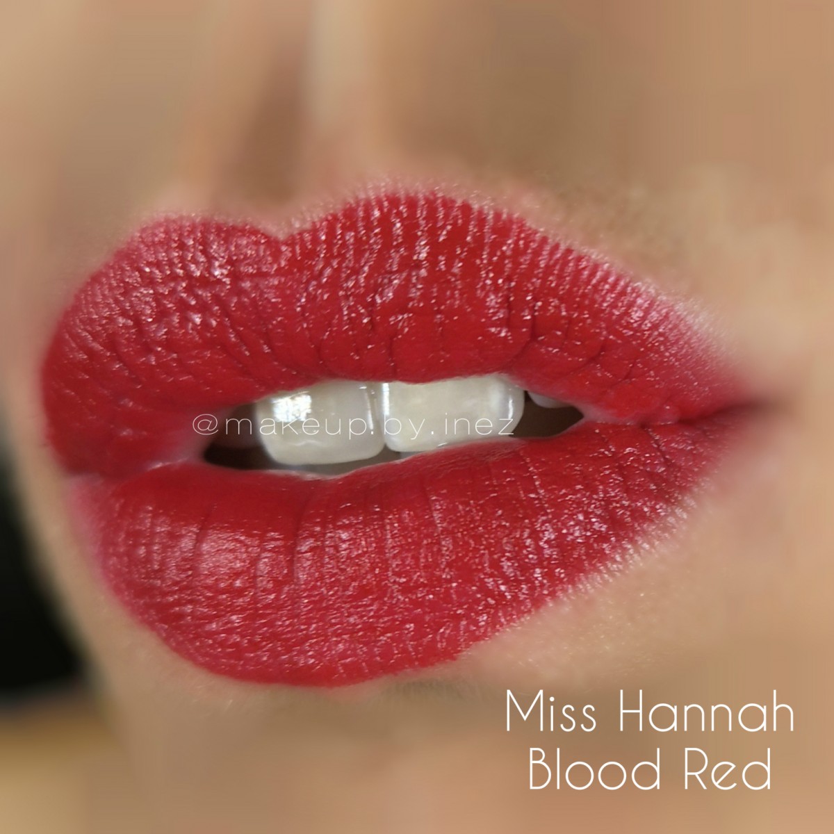 Miss Hannah Blood Red Whipped Matte